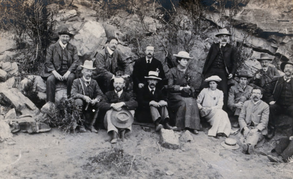 South Africa: members of an English geological party, 1905. Creator: Tempest Anderson.