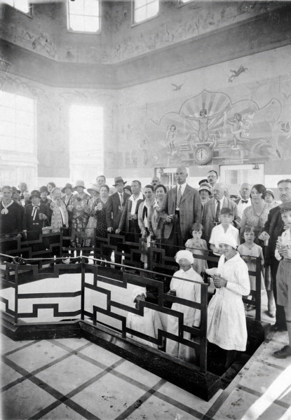 Franzensbad (Frantiskovy Lázne), Czechoslovakia: the interior of the Natalie Spring..., c1930s. Creator: Unknown.