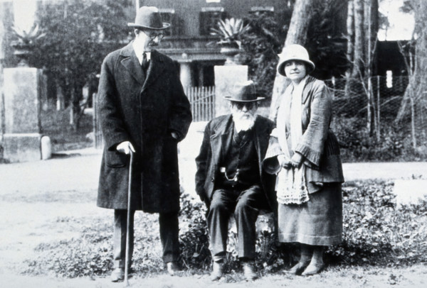Samuel Taylor Darling, Giovanni Battista Grassi and his (Grassi's?) sister, c1920s. Creator: Unknown.