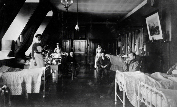 St Bartholomew's Hospital, London: Faith ward, c1908. Creator: Unknown.