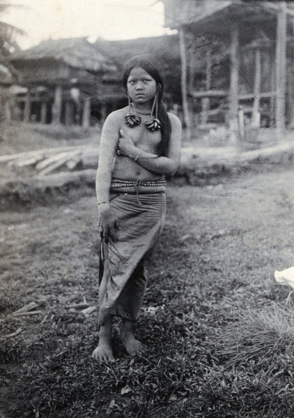 Sarawak: a Kayan girl, c1900. Creator: Unknown.