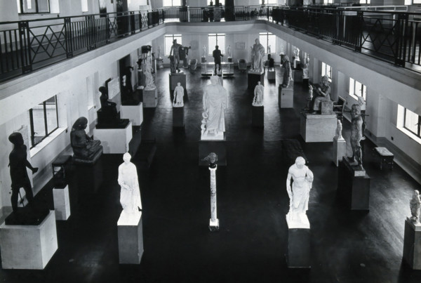 The Wellcome Research Institution building, Euston Road, London: the Hall of Statuary of the... Creator: Unknown.