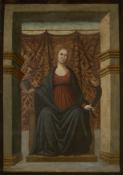 Allegory of Power-Side Panel of Cassone, 3rd quarter of 15th century. Creator: Unknown.