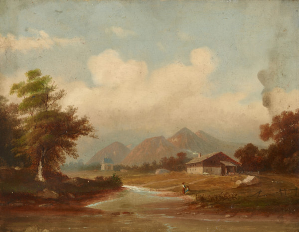Mountain Landscape, 19th century. Creator: Unknown.