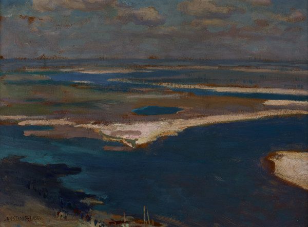 The Dnieper River in Blue, 1904. Creator: Jan Stanislawski.