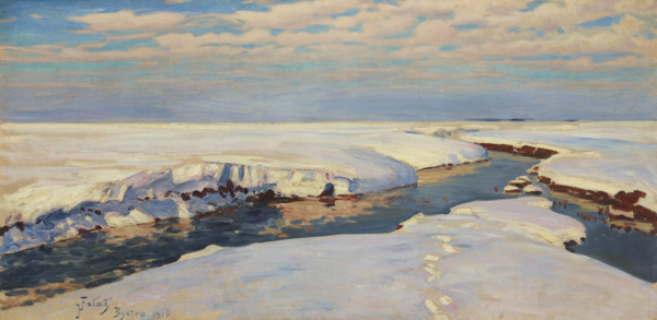 Winter Landscape, 1915. Creator: Julian Falat.