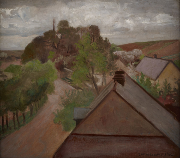 Country Landscape with a Road, between 1917-1921. Creator: Jacek Malczewski.