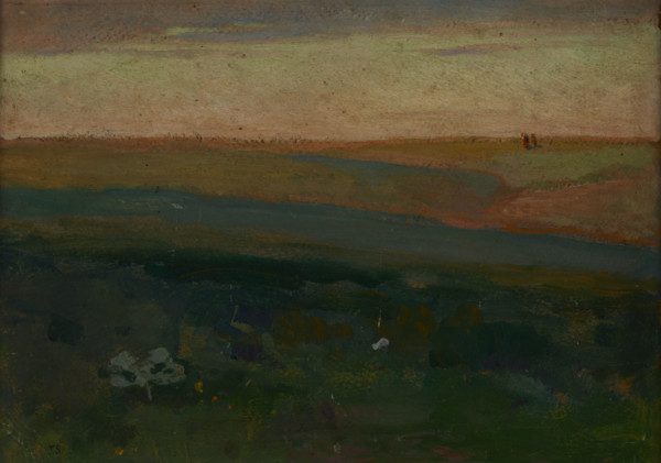 Green Steppe in the Ukraine, 1904. Creator: Jan Stanislawski.