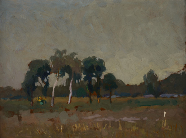 Trees on the Meadow, 1905. Creator: Jan Stanislawski.