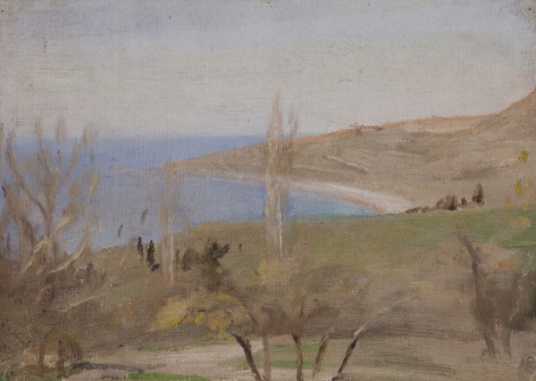 Yalta (Spring-Poplars), 1906. Creator: Jan Ciaglinski.