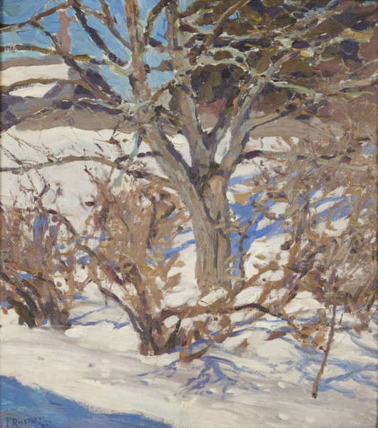 Winter Landscape, 1901. Creator: Ferdynand Ruszczyc.