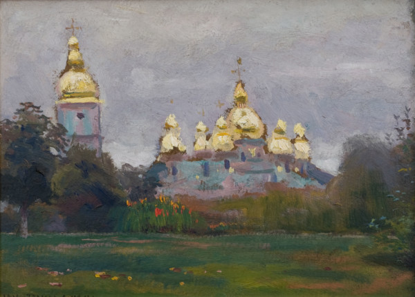 St Michael's Monastery in Kyiv, 1903. Creator: Jan Stanislawski.
