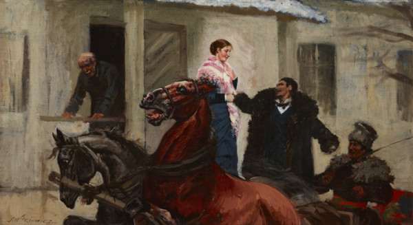 In Front of the Porch, between 1885-1890. Creator: Stanislaw Witkiewicz.