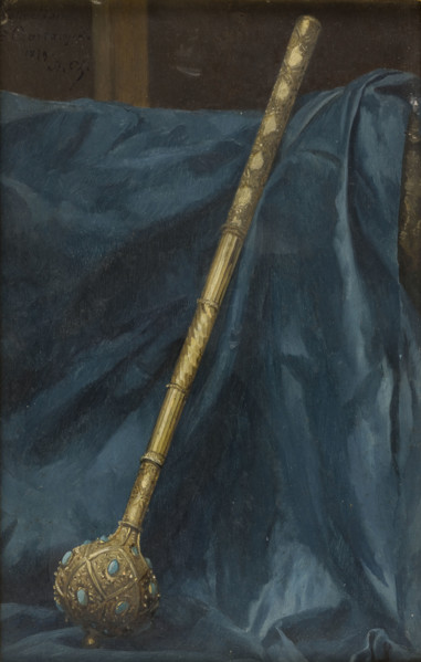 Study of a Turkish Mace from the 17th C., 1879. Creator: Stanislaus von Chlebowski.