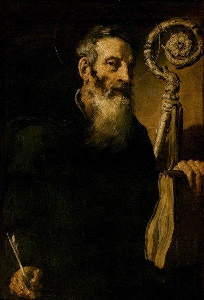 Unknown Saint Abbot (Saint Benedict?), 1st quarter of 17th century. Creator: Domenico Fetti.