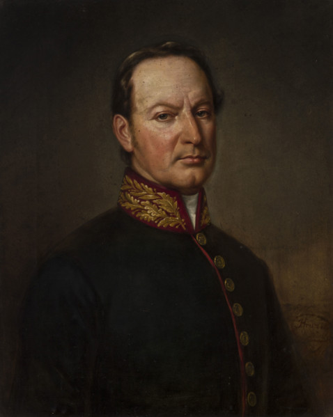 Portrait of Konstanty Hoszowski, 1869. Creator: Jan Kanty Hruzik.