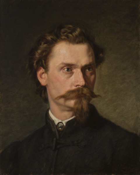 Portrait of Józef Jaroszynski, c1860. Creator: Leopold Loeffler.