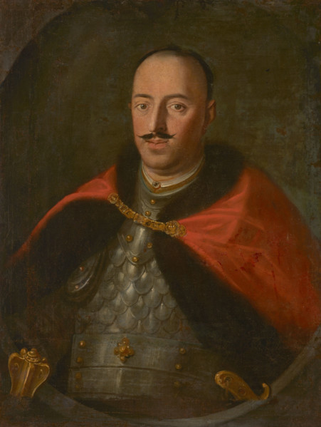 Portrait of Piotr Dembinski Nieczuja Coat of Arms (1660-1734), Castellan of Biecz, between 1670-1700 Creator: Unknown.