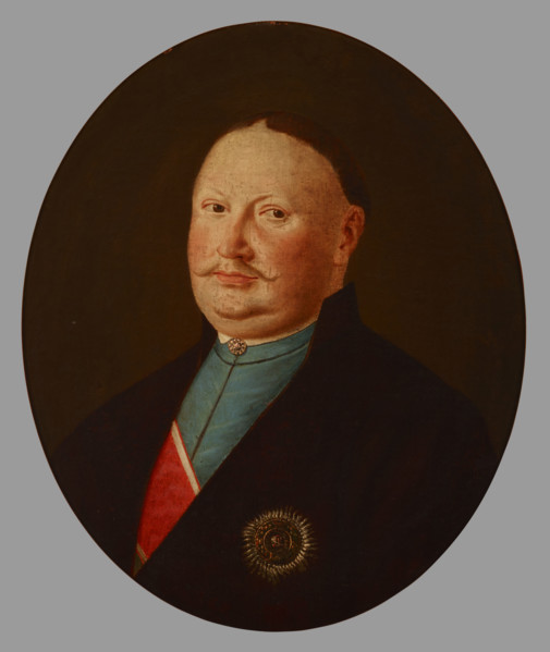 Portrait of Michal Colonna Walewski (1735-1806), Voivode of Sieradz, end of 18th century. Creator: Unknown.