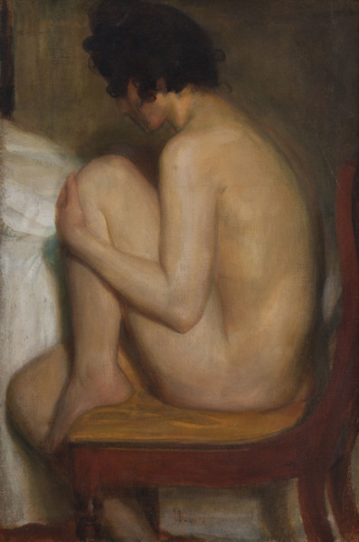 Model, 1901. Creator: Wojciech Weiss.