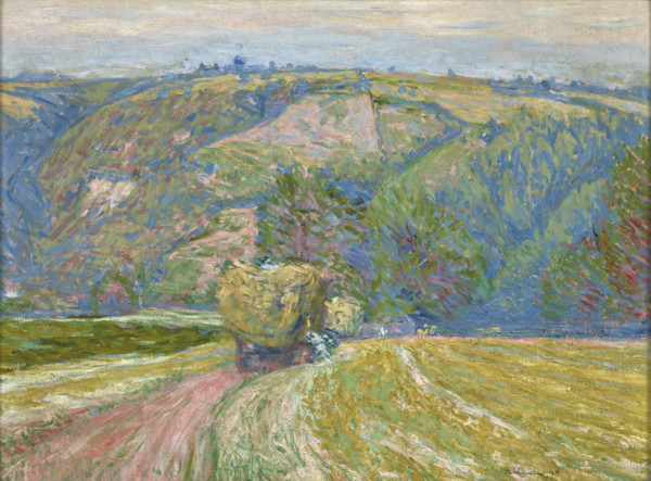 Cart with Hay, 1890. Creator: Jozef Pankiewicz.