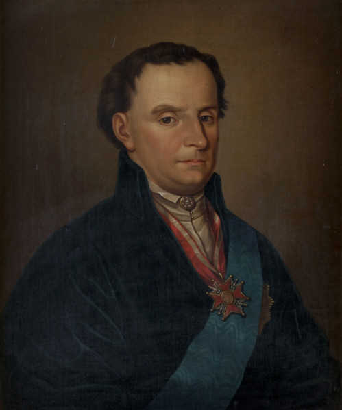 Portrait of a Nobleman, 1855. Creator: Stanislaw Bartus.