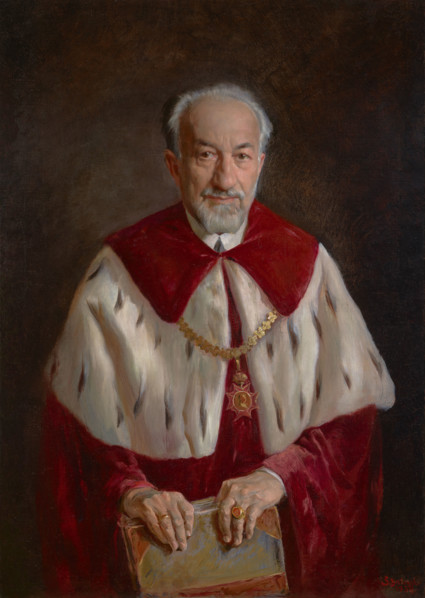 Portrait of Prof. Adolf Beck, 1934. Creator: Stanislaw Batowski-Kaczor.