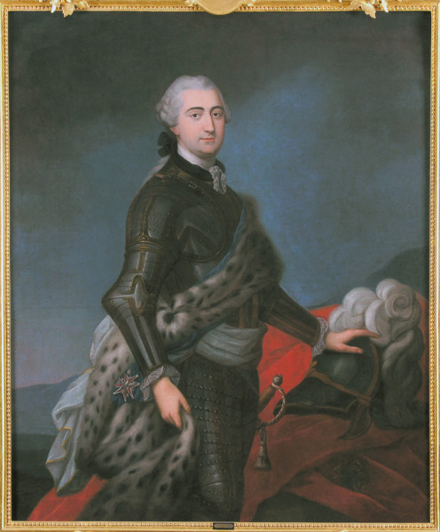 Portrait of Stanislaus Augustus Poniatowski (1732-1798), 2nd half of 18th century. Creator: Ubaldo Buonvicino.