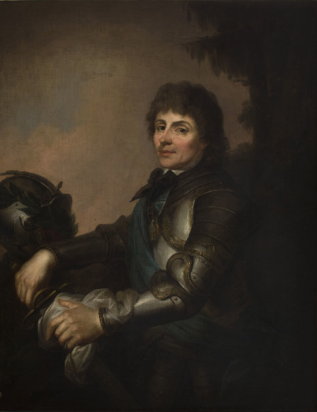 Portrait of Tadeusz Kosciuszko (1746-1817) in Armour-Copy, between 1780-1800. Creator: Jozef Grassi.