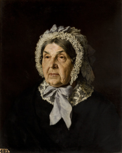 Portrait of Julia Patelska, c1880. Creator: Kazimierz Pochwalski.