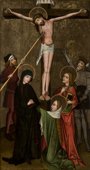 So-Called Great Crucifixion from the Parish Church of St Ursula in Korzenna, between 1425-1475. Creator: Unknown.