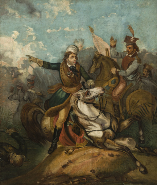 Kosciuszko at Maciejowice, 1st half of 19th century. Creator: Unknown.