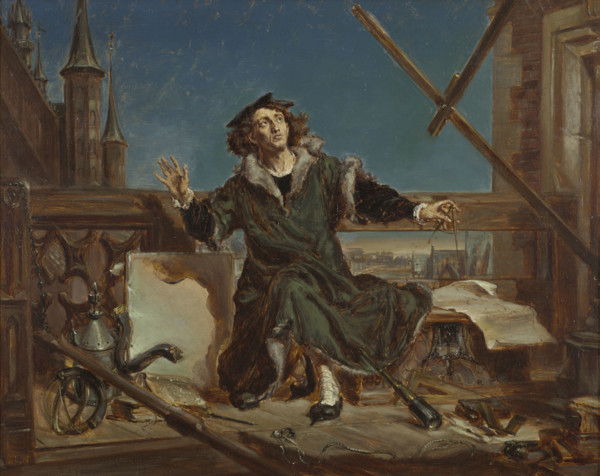 Nicolaus Copernicus. Sketch to the Painting "Astronomer Copernicus, or Conversation with God", 1871. Creator: Jan Matejko.
