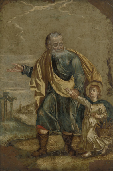 Saint Joseph with the Christ Child, 18th century. Creator: Unknown.