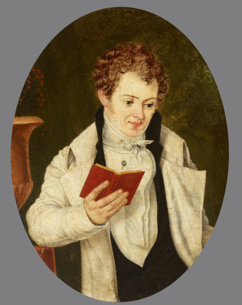 Man Reading a Book, 1st half of 19th century. Creator: Unknown.