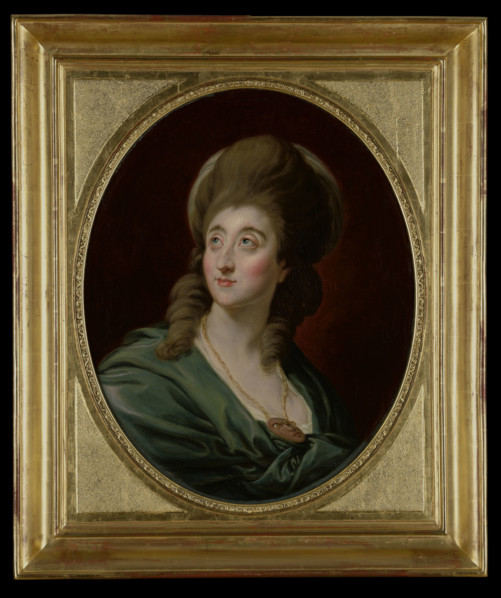 Portrait of Aleksandra née Lubomirska, Wife of Stanislaw Potocki (1758-1831), 1780. Creator: Pompeo Batoni.