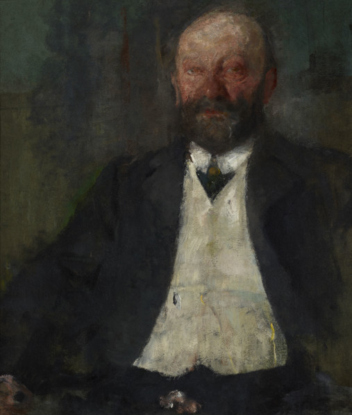 Portrait of Adam Nowina Boznanski, Artist's Father, c1903. Creator: Olga Boznanska.