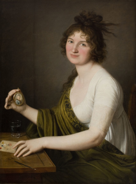 Portrait of Waleria Tarnowska née Stroynowska (1782-1849), Wife of..., 1805-1806. Creator: Domenico del Frate.