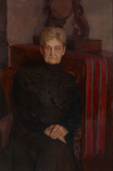 Portrait of Mother, 1909. Creator: Jerzy Karszniewicz.