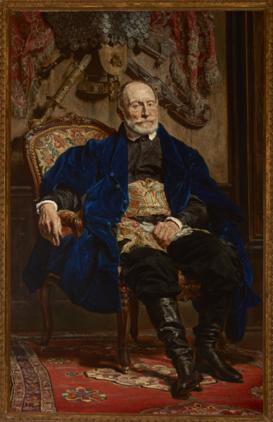 Portrait of Piotr Moszynski, 1874. Creator: Jan Matejko.