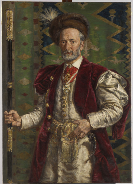 Portrait of Mikolaj Zyblikiewicz, 1887. Creator: Jan Matejko.