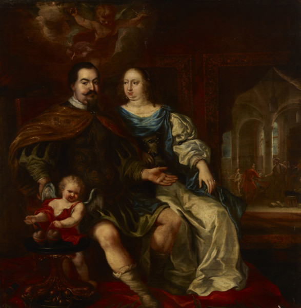 Portrait of a Married Couple, 2nd half of 17th century. Creator: Jurgen Ovens.