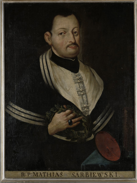 Portrait of Maciej Kazimierz Sarbiewski (1595-1640), between 1625-1650. Creator: Unknown.