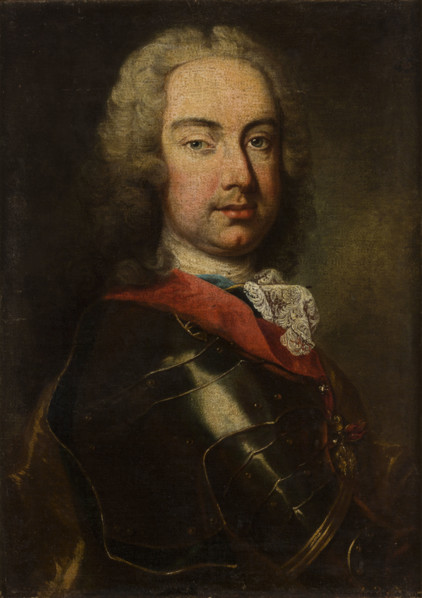 Portrait of a Man in Armour, between 1718-1720. Creator: Unknown.