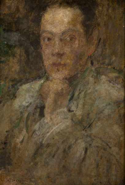 Portrait of Sculptor Stefan Zbigniewicz, c1930. Creator: Olga Boznanska.