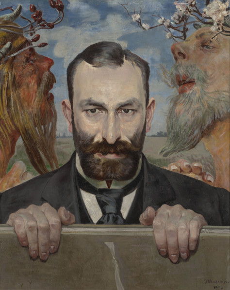 Portrait of Feliks Jasienski, 1903. Creator: Jacek Malczewski.