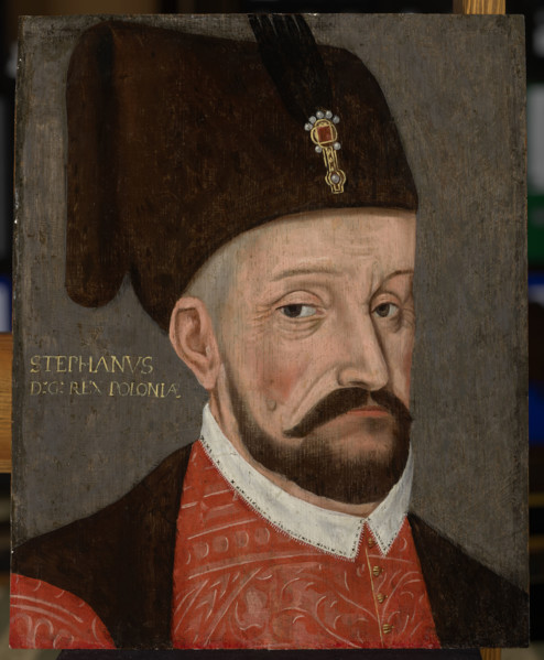 Portrait of Stephen Báthory (1533-1586) as the Prince of Transylvania, c1580. Creator: Unknown.