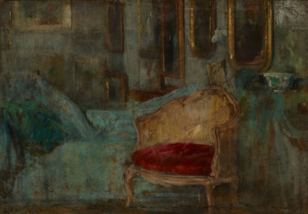 Interior of the Parisian Studio, 1908. Creator: Olga Boznanska.