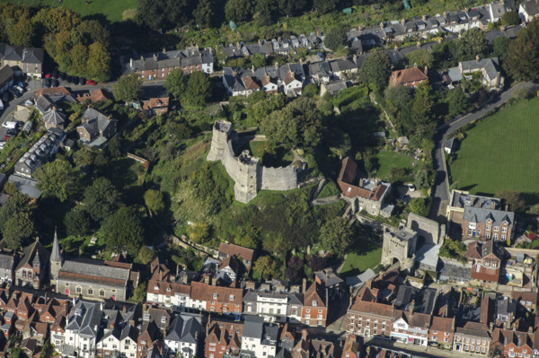 Lewes Castle, East Sussex, 2022. Creator: Damian Grady.