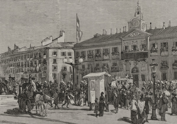 Opening of the Spanish Courts on February 15, 1878, Madrid, Spain, 1878.  Creator: Alejandro Ferrant y Fischermans.